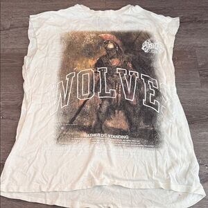Darc Sport White Graphic Muscle Tee